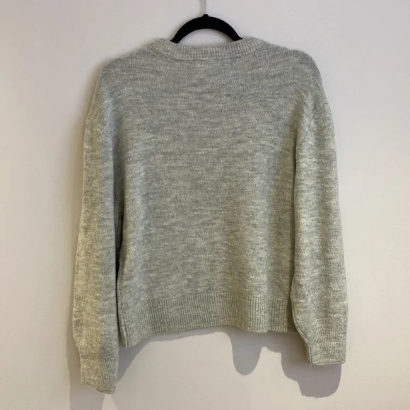 NWT Vero Moda Light Grey Riley Pullover - Picture 8 of 12